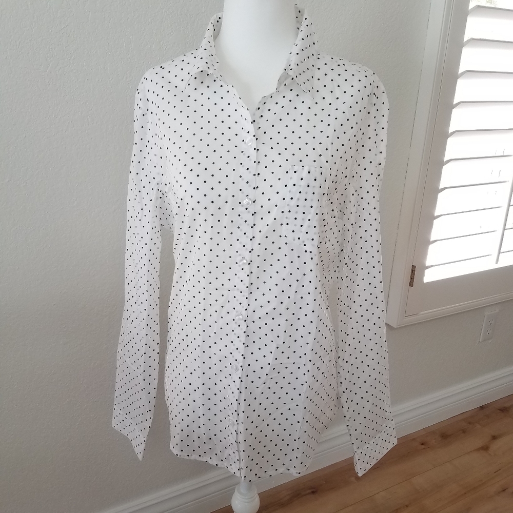 Ann Taylor LOFT | Long Sleeve Button Down Shirt - Picture 2 of 8